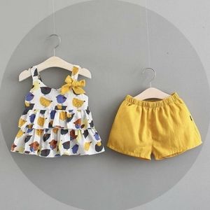 Ruffles top and short set toddler girl